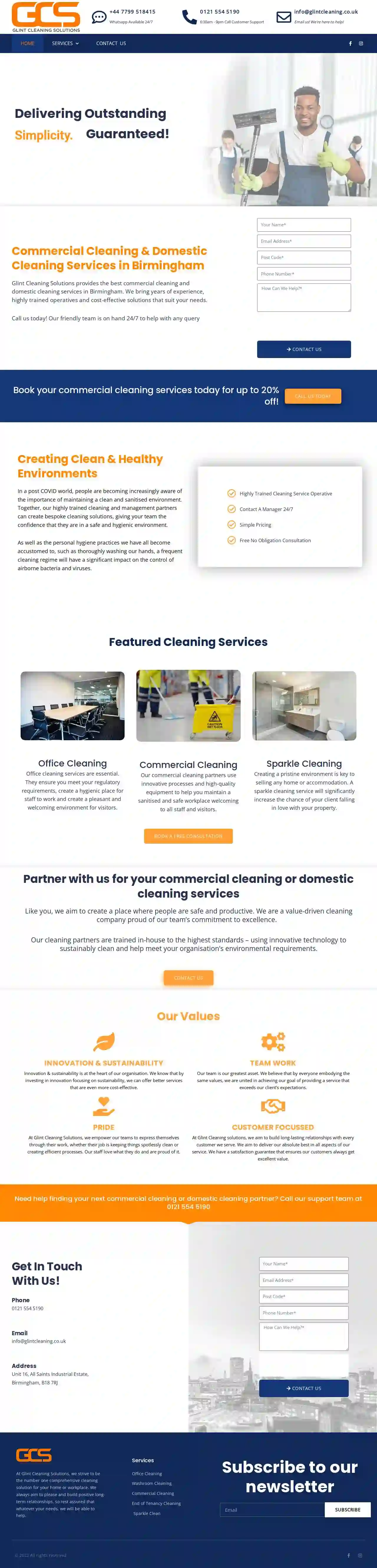 Glint Cleaning Solutions