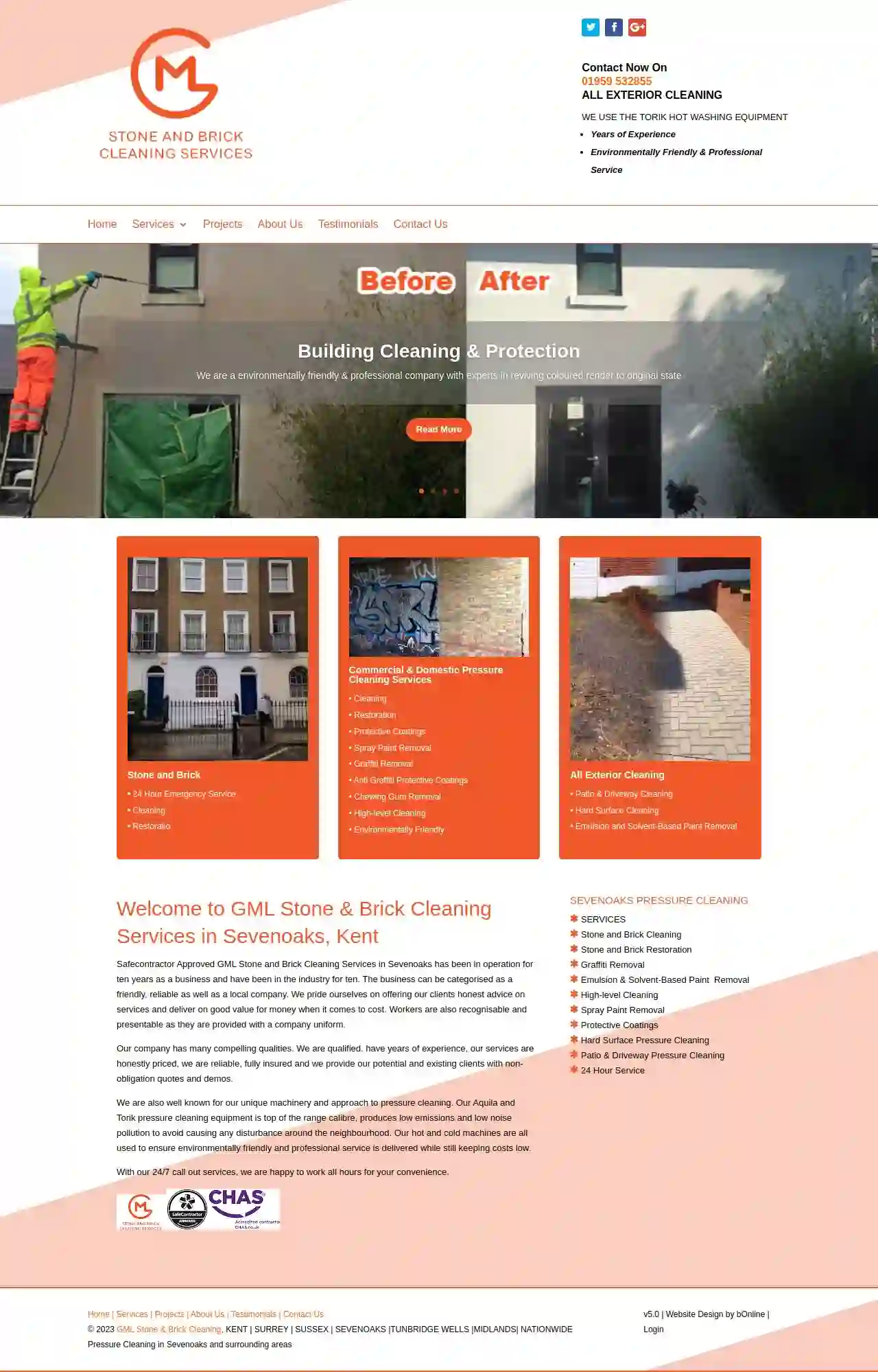 G M L Stone & Brick Cleaning