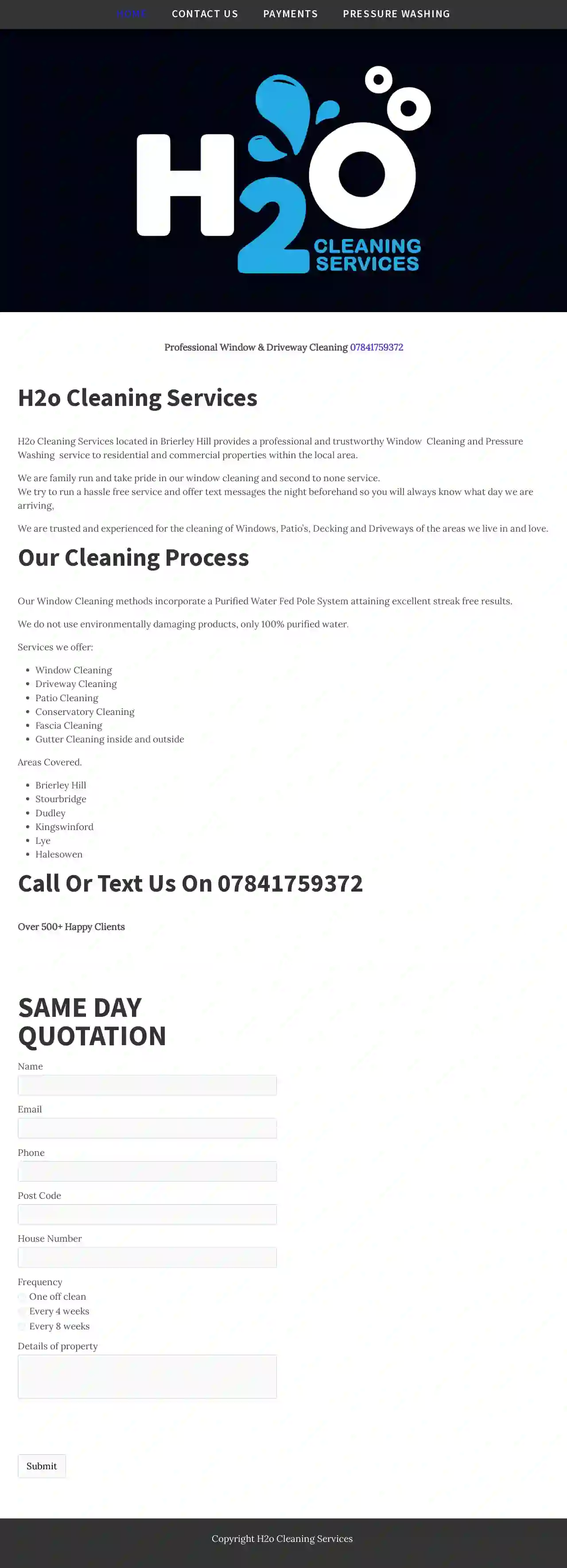 H2o Cleaning Services