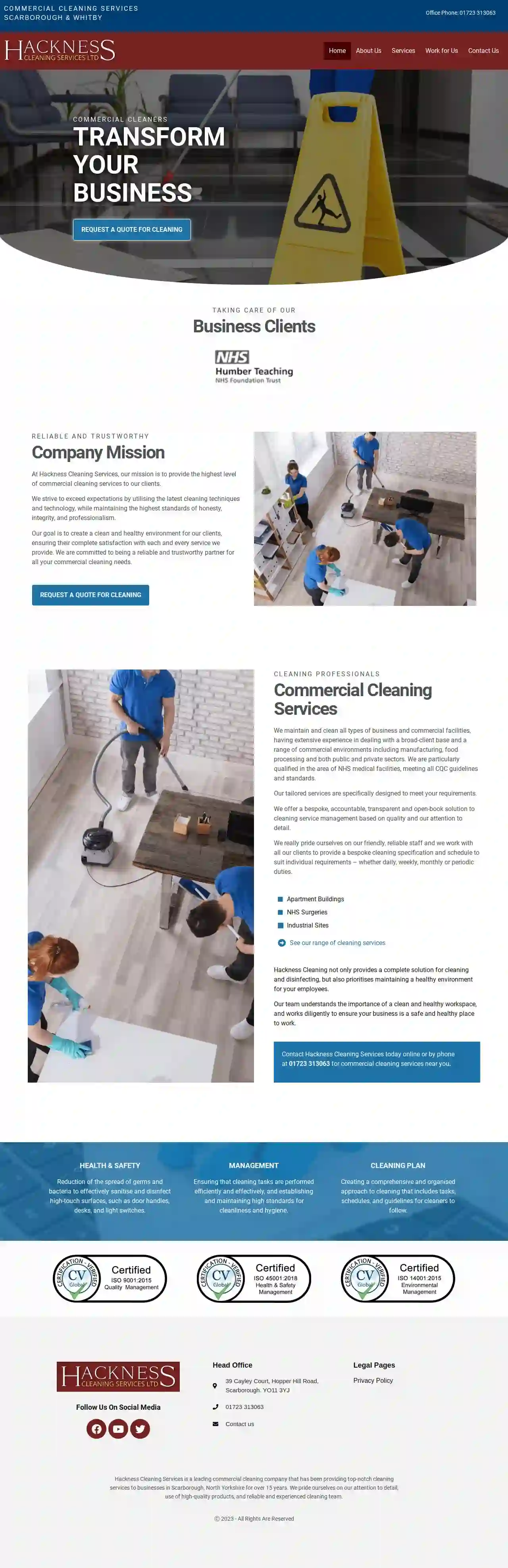 Hackness Cleaning Services Limited