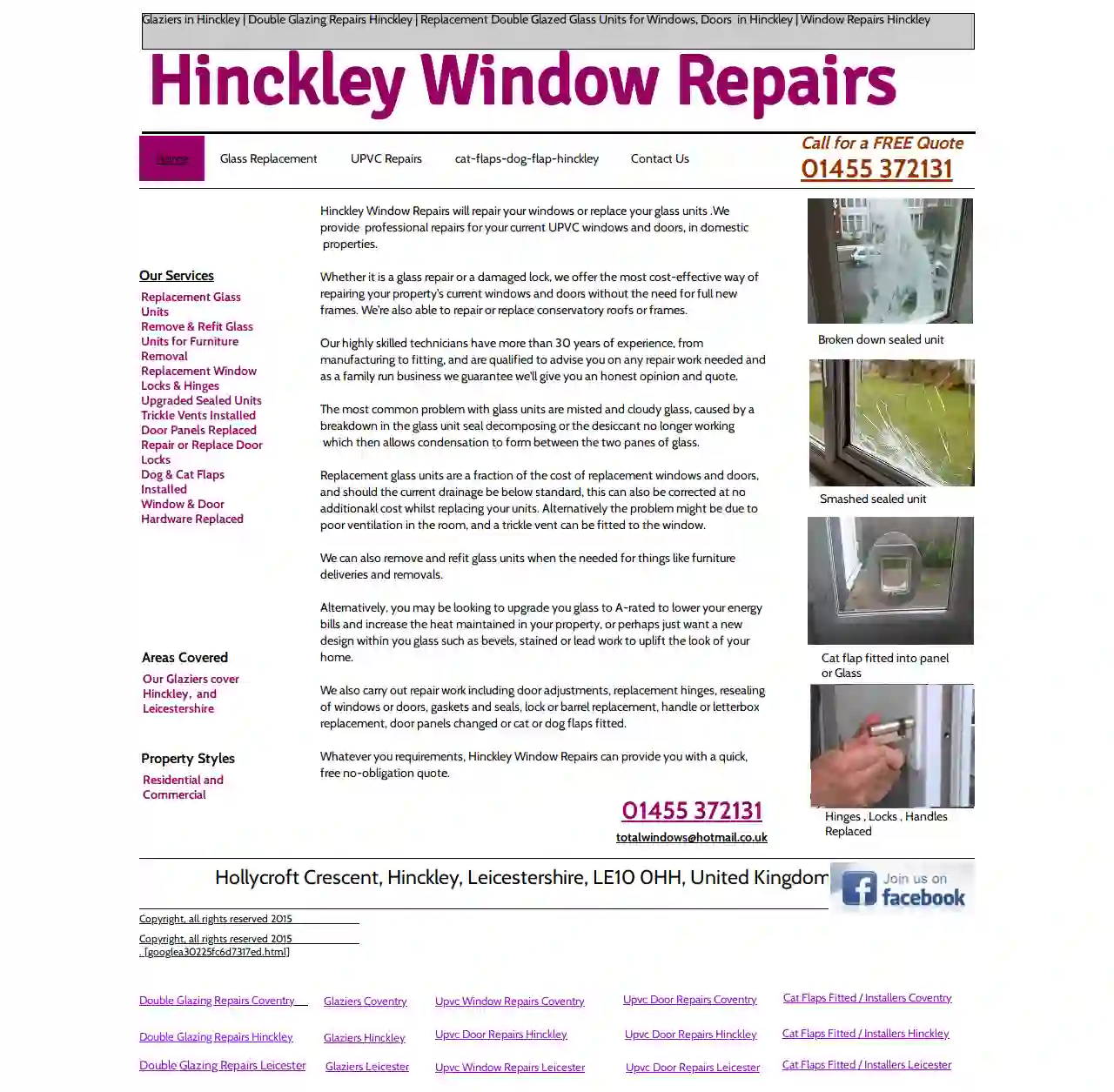 Hinckley Window Repairs