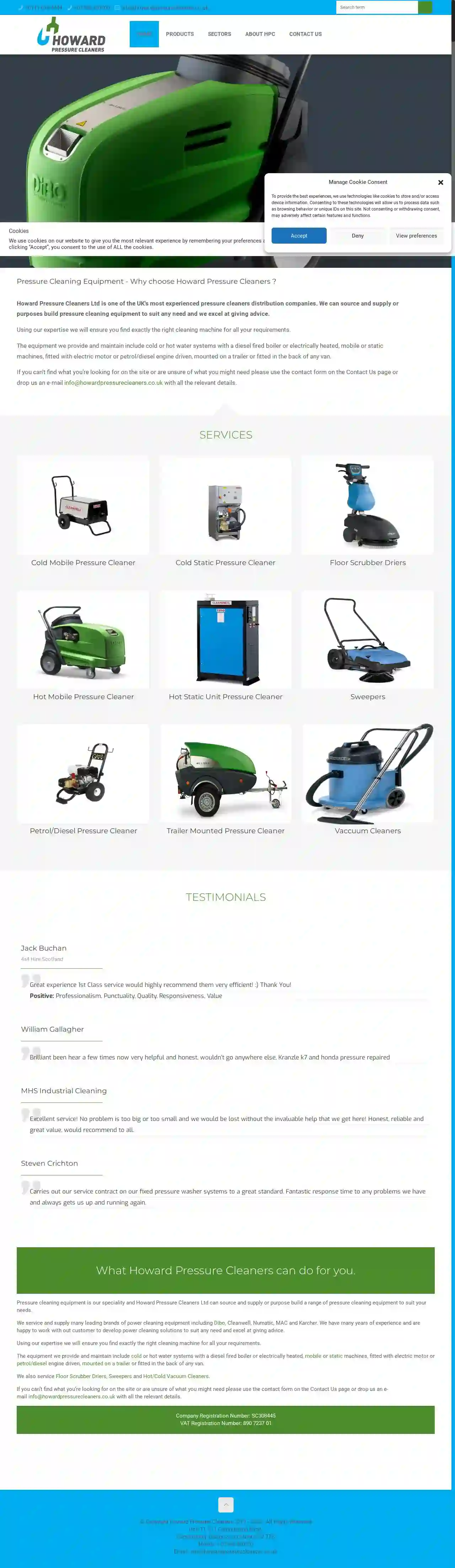 Howard Pressure Cleaners Limited