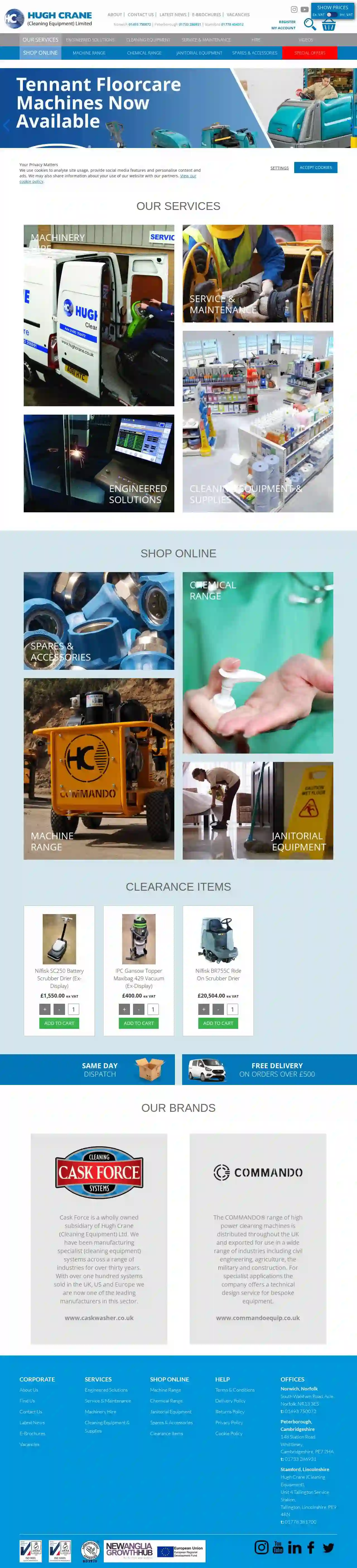 Hugh Crane (Cleaning Equipment) Ltd