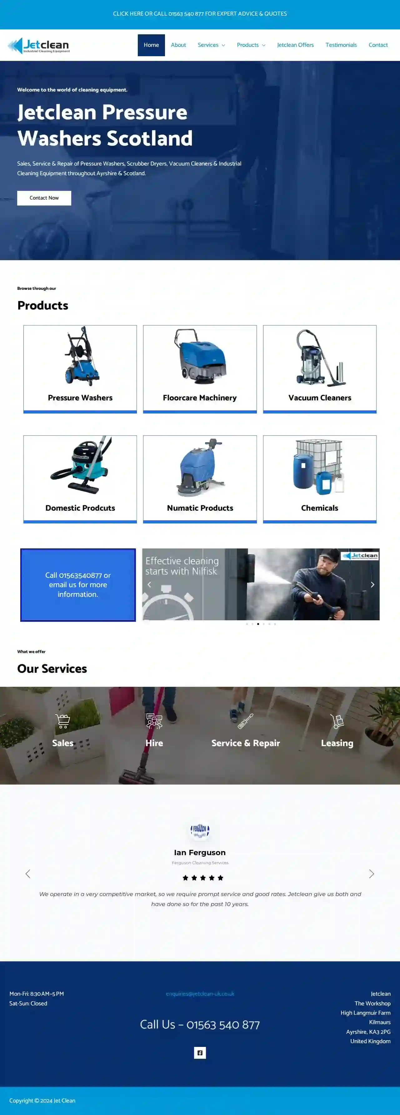 Jetclean Pressure Washers & Cleaning Machines