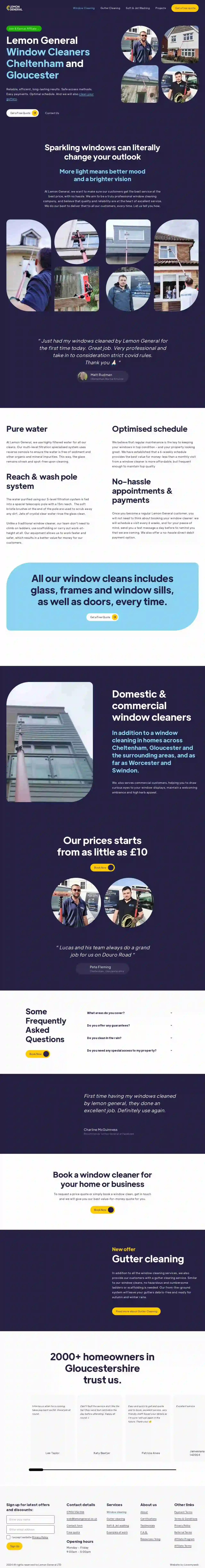 Lemon General Window and Gutter Cleaners