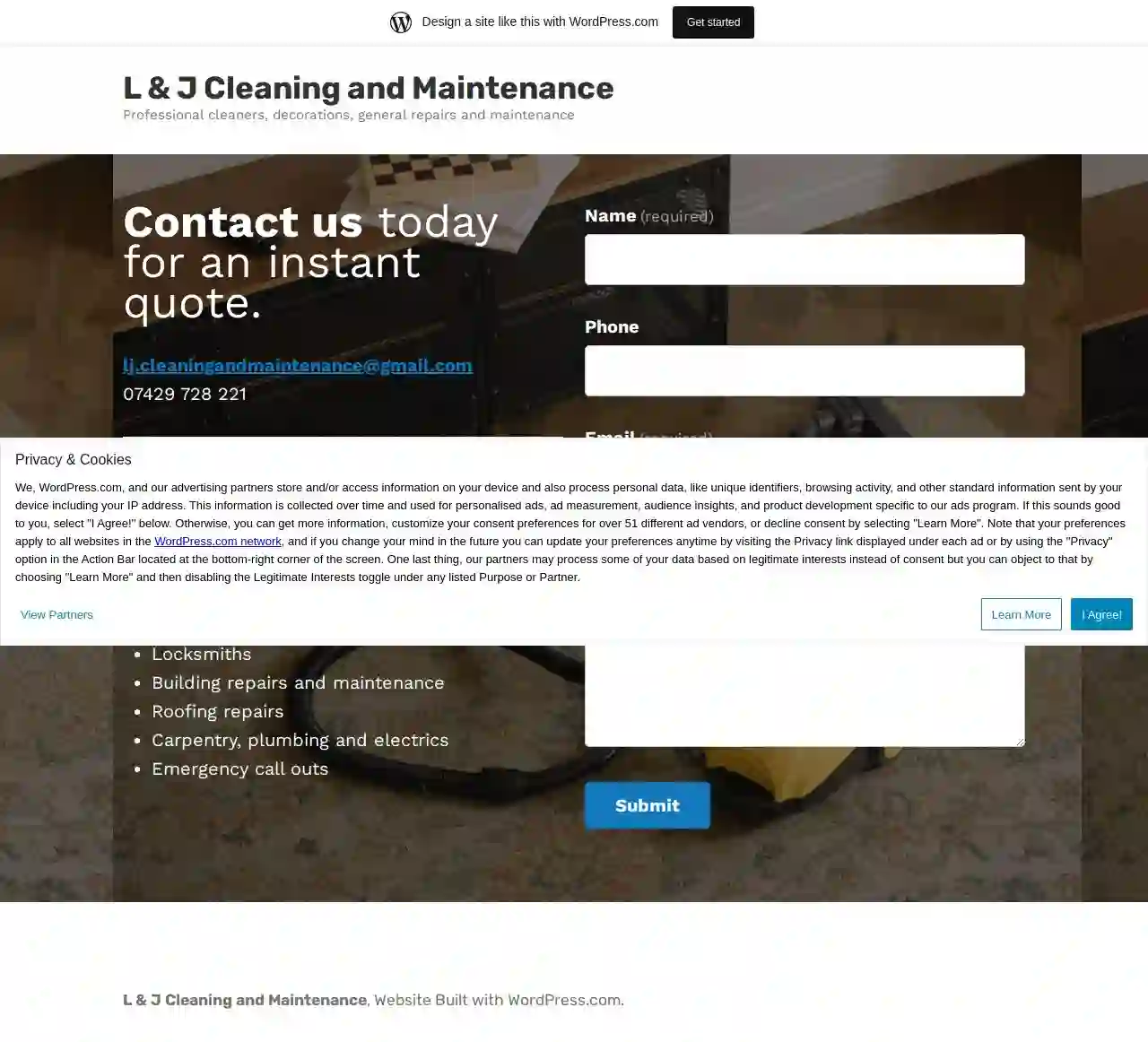 L & J Cleaning and Maintenance