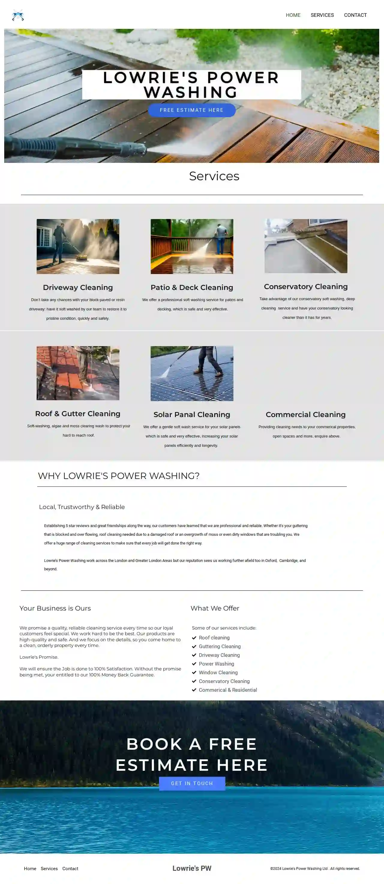 Lowrie's Power Washing | Pressure washing - London & Surrounding Areas