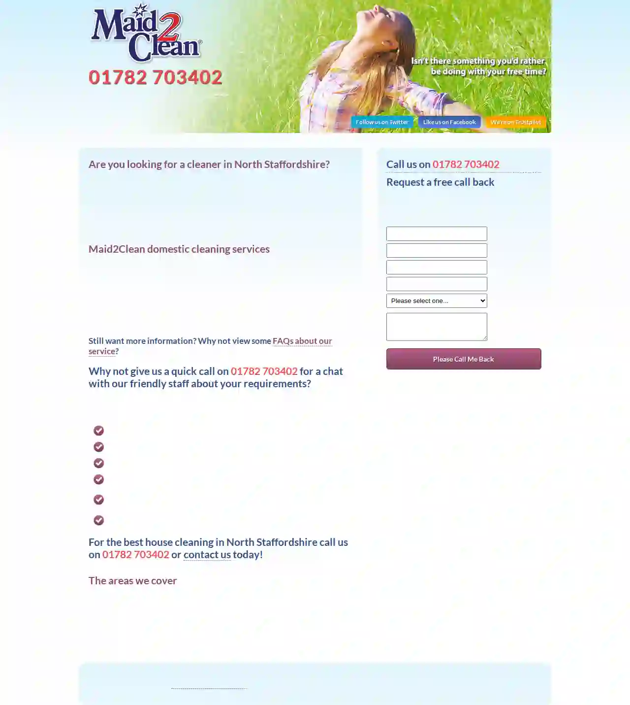 Maid2Clean Stoke-on-Trent