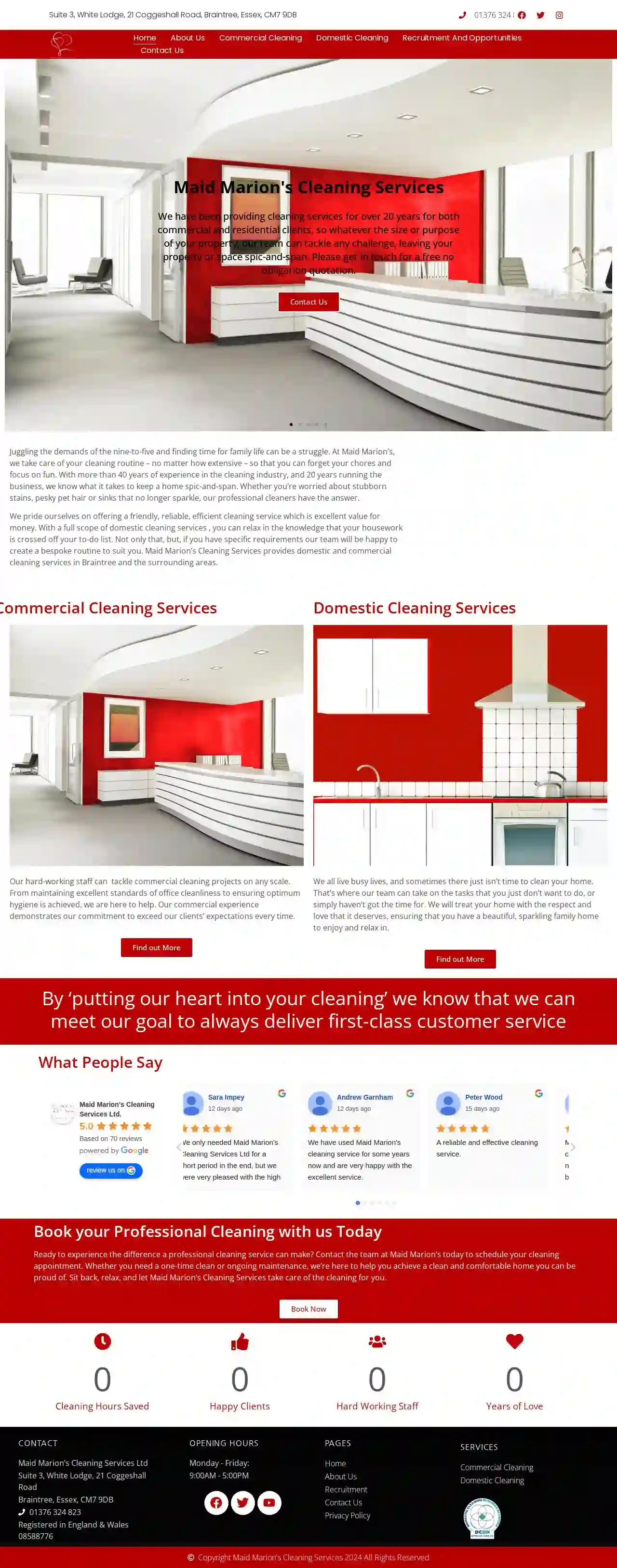 Maid Marion's Cleaning Services Ltd.