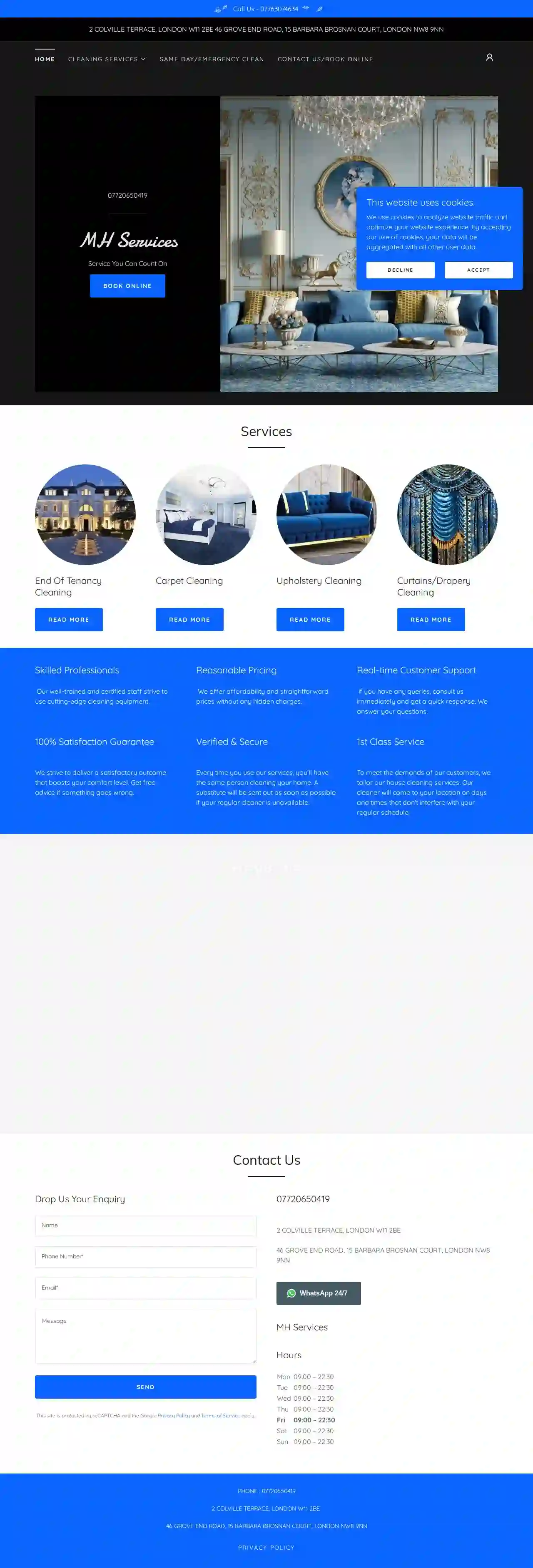 MH Services Carpet & Upholstery Cleaning Company