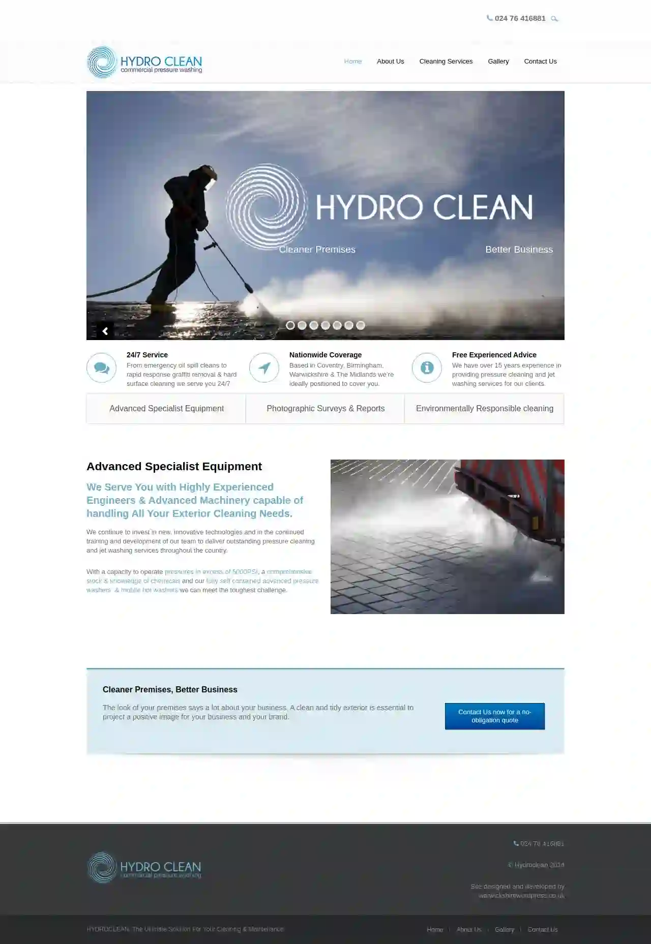 Hydro Clean Mobile Jet Washing