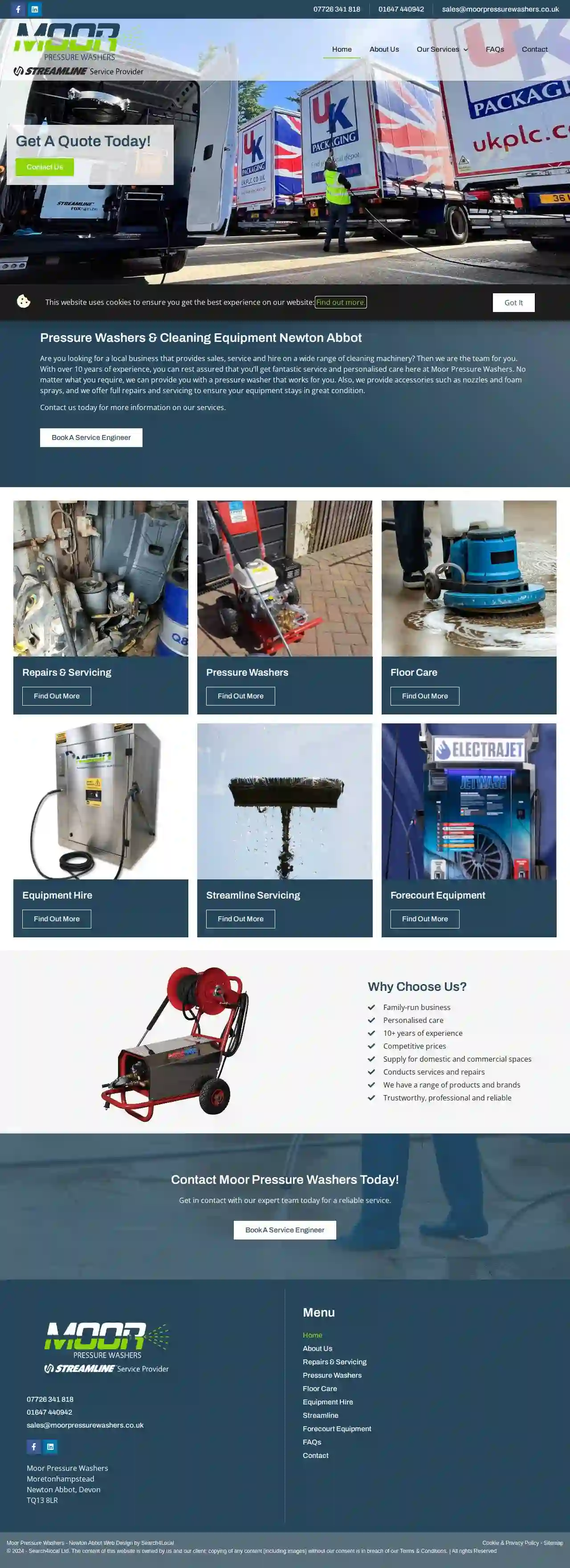 Moor Pressure Washers