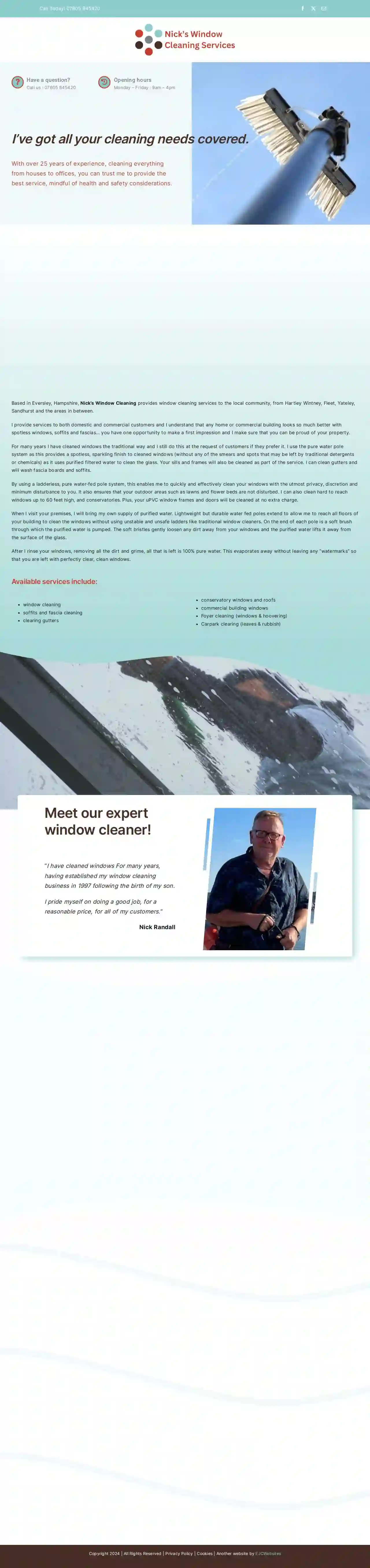 Nick's Window Cleaning Services