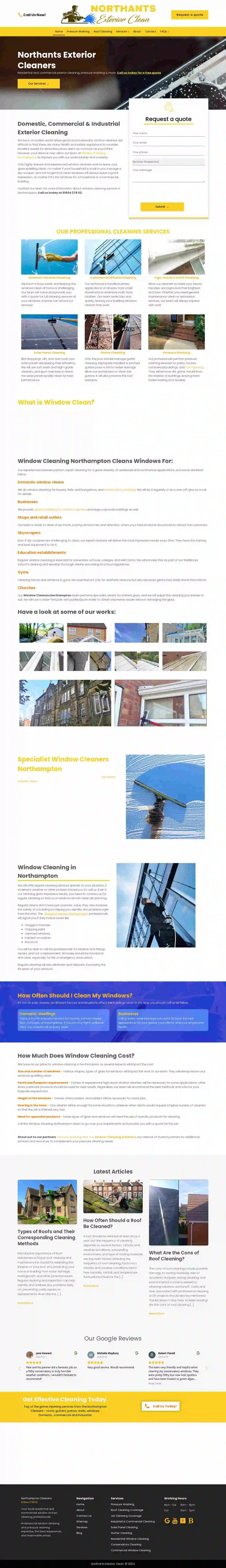 Northampton Window Cleaners & Pressure Washers