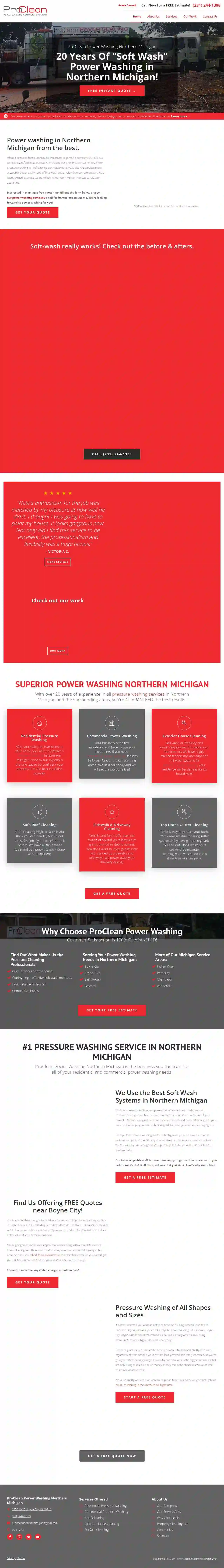 ProClean Power Washing Northern Michigan