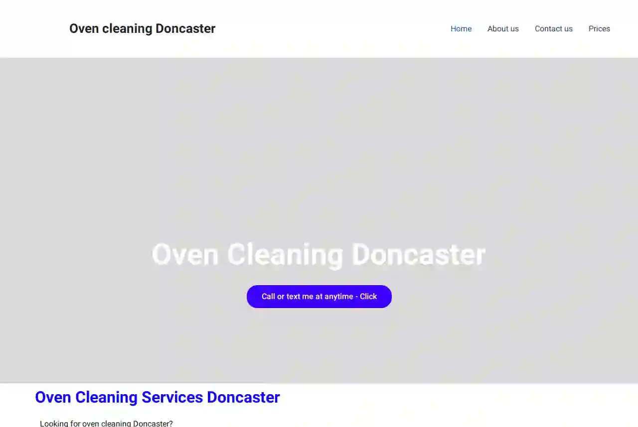 Doncaster Oven Cleaners