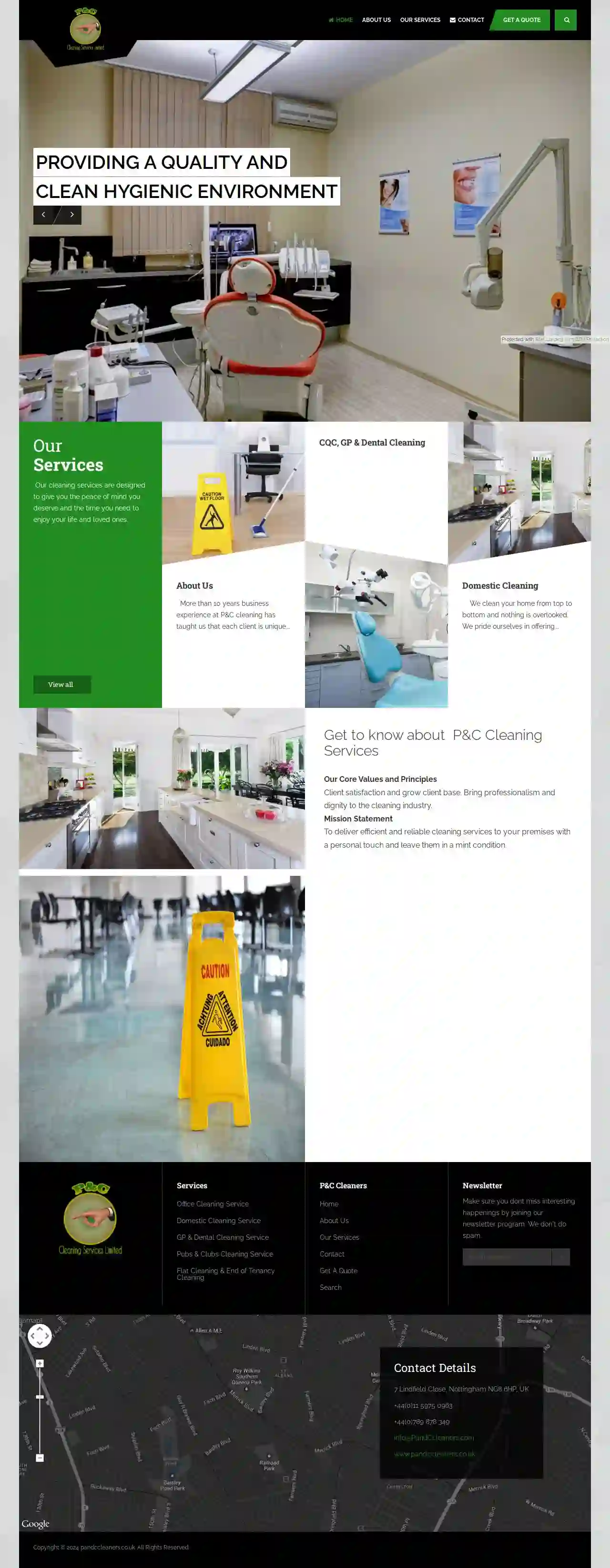 P and C cleaning services LTD