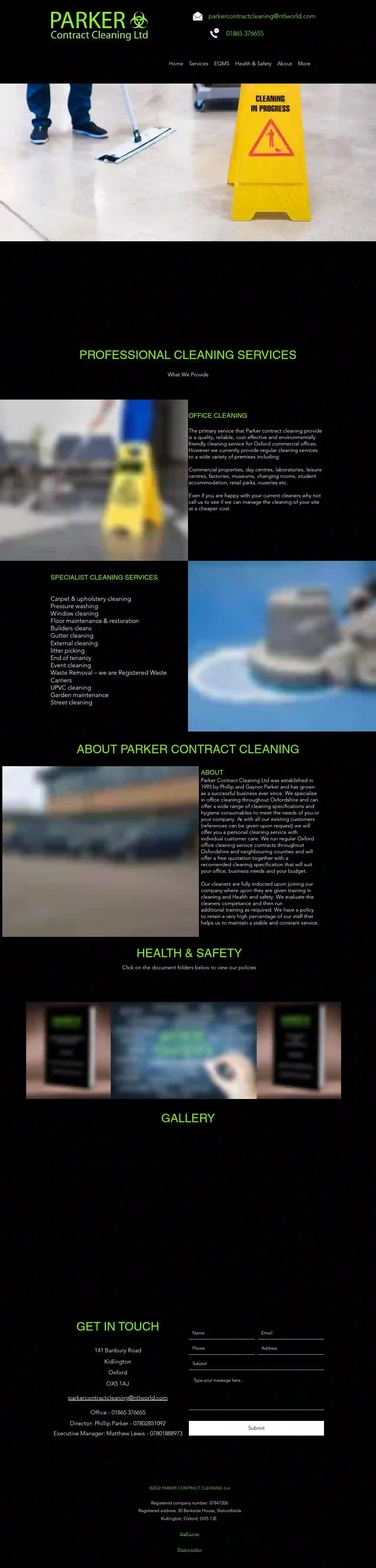 Parker Contract Cleaning