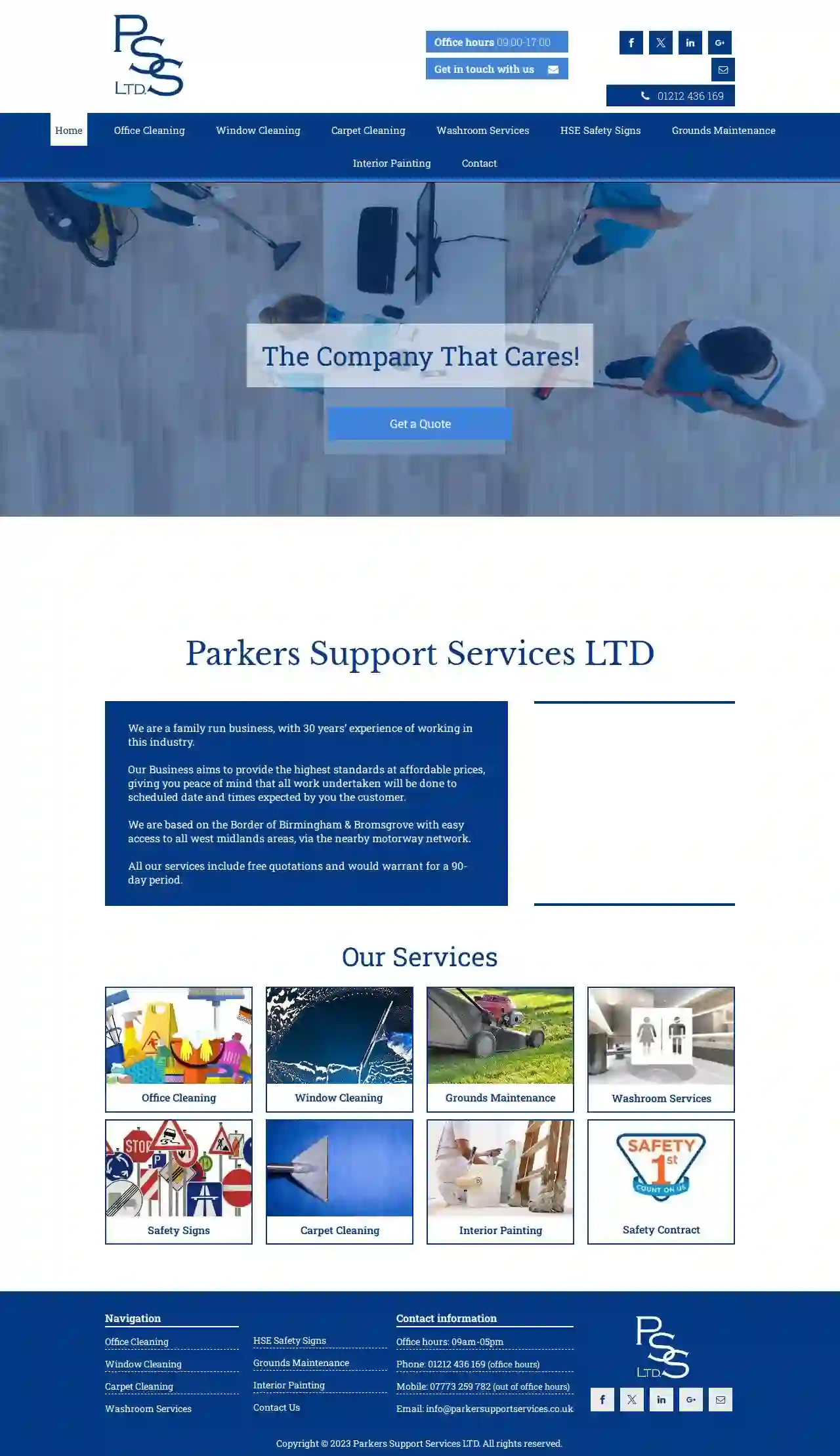 Parker's Support Services Ltd