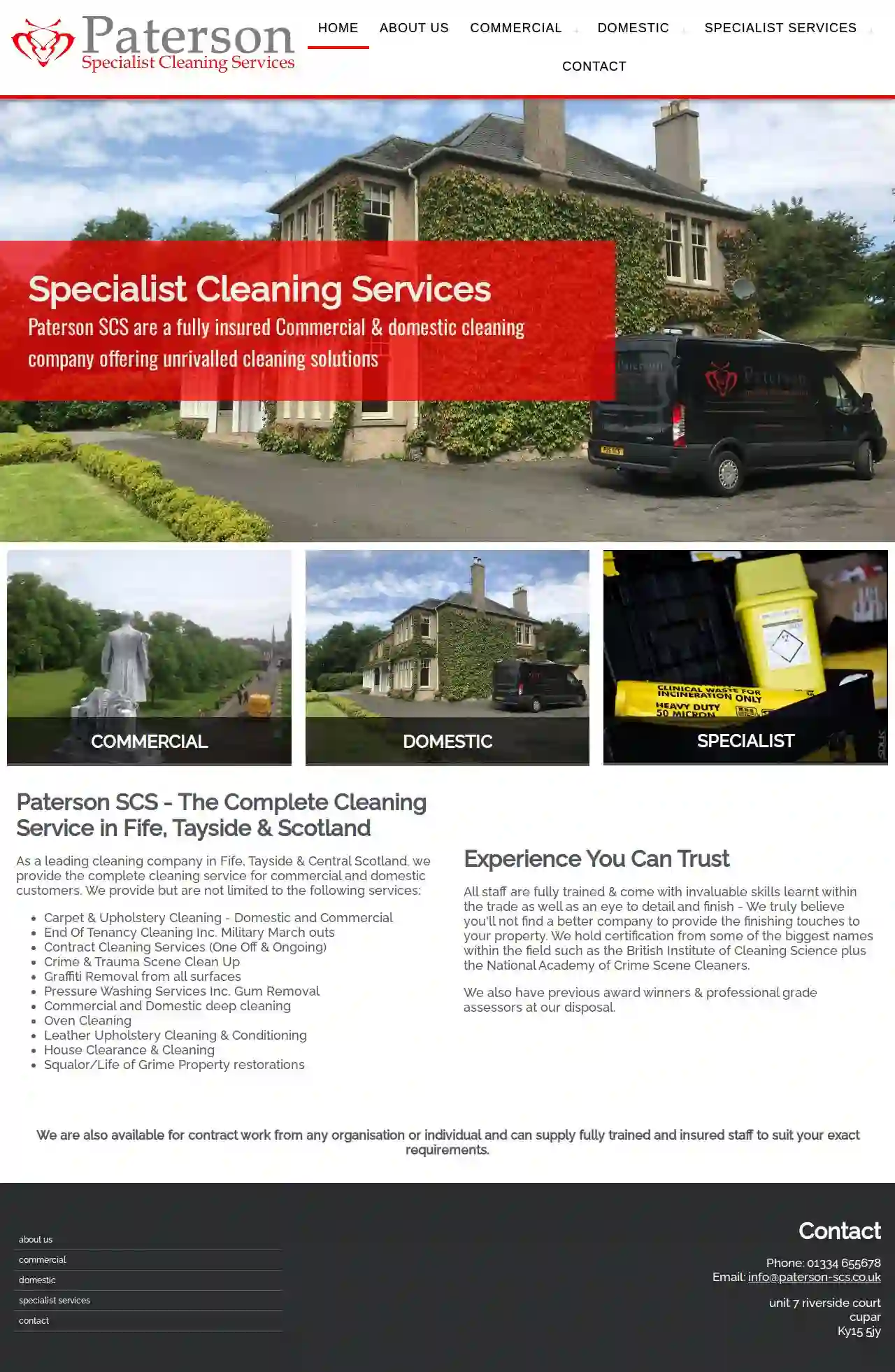 Paterson specialist cleaning services