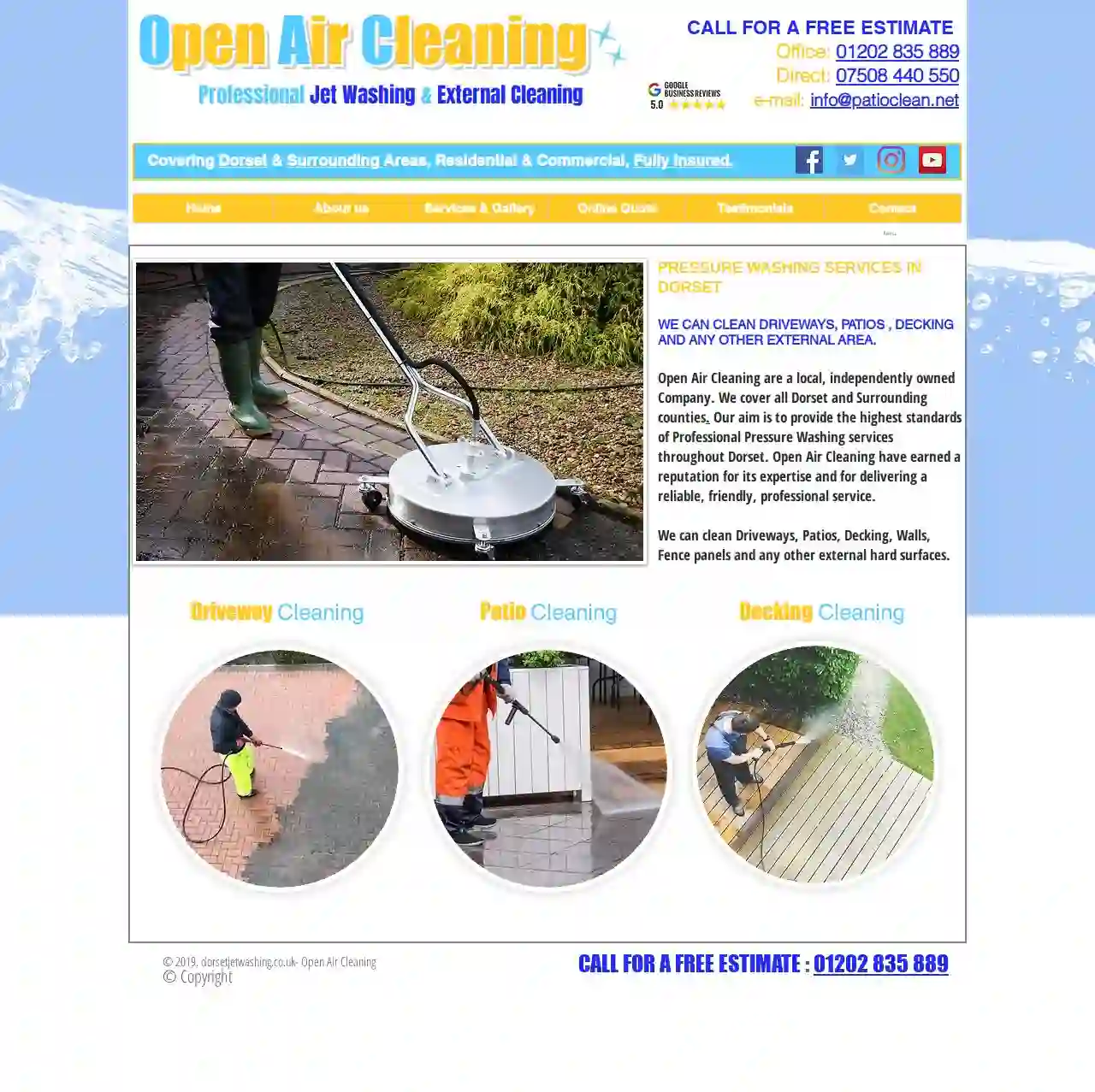 Open Air Cleaning- Professional Jet Washing Services- Driveways, Patios, Decks and much more