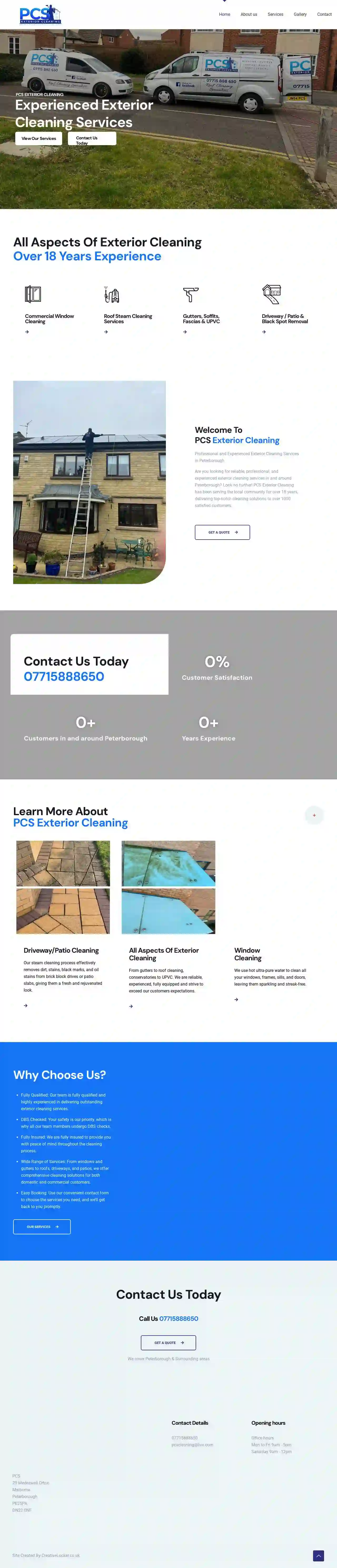 PCS EXTERIOR CLEANING