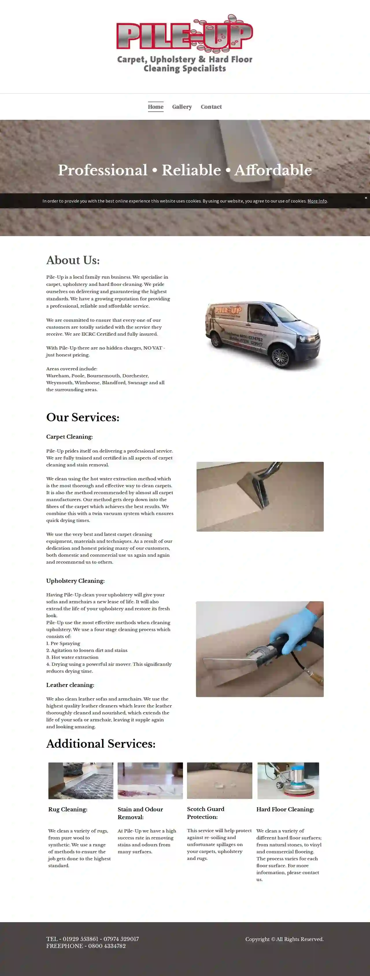 Pile-Up Carpet & Upholstery Cleaning Services