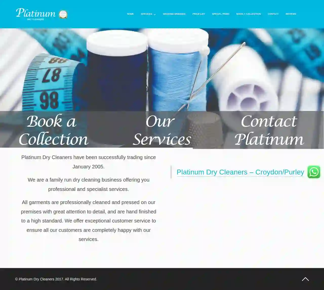 Platinum Dry/Wet Cleaners & Tailors