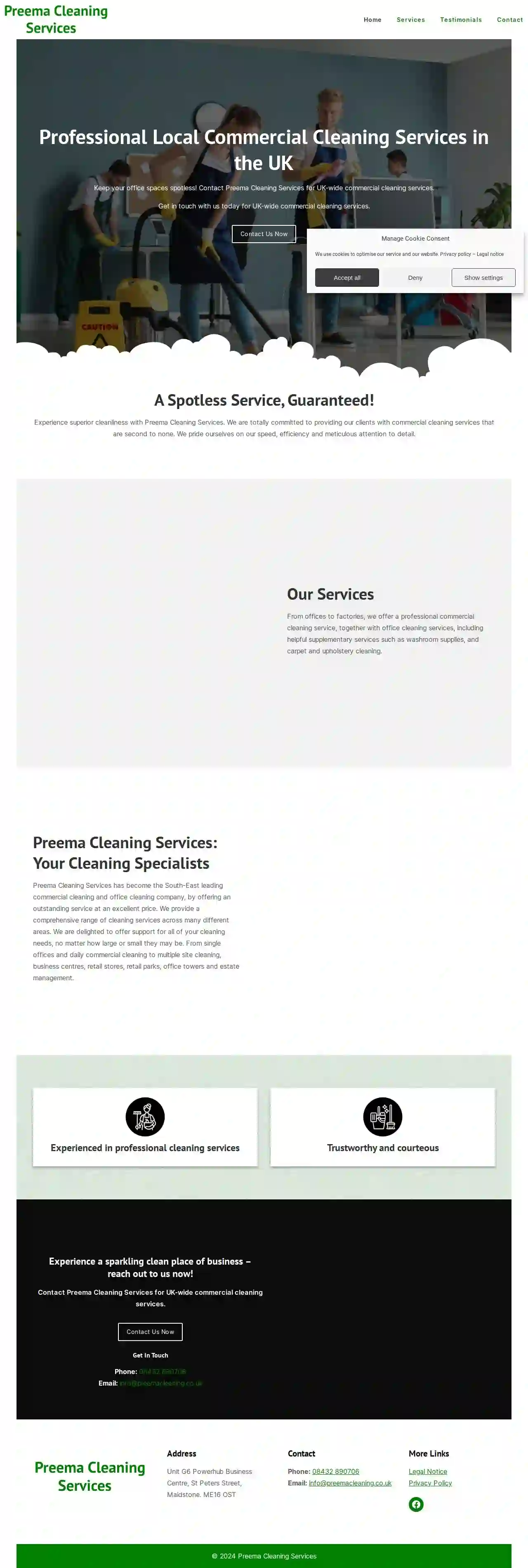 Preema Cleaning and Support Services in maidstone