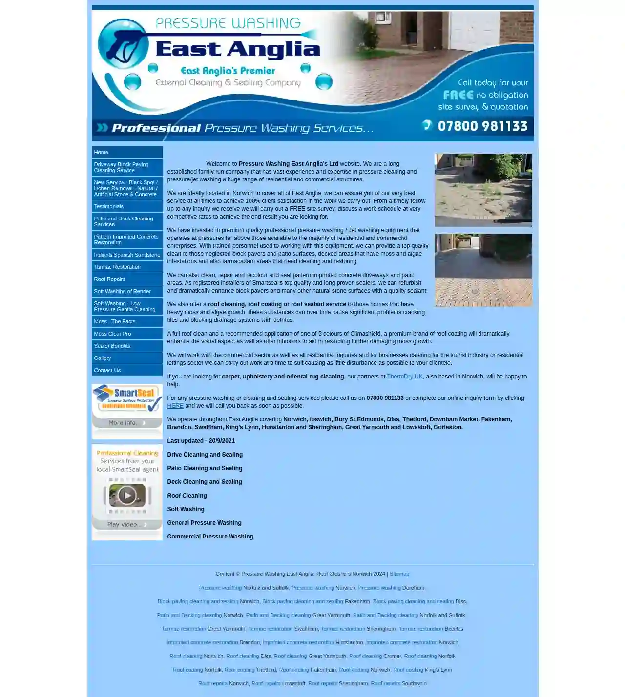 Pressure Washing East Anglia Ltd