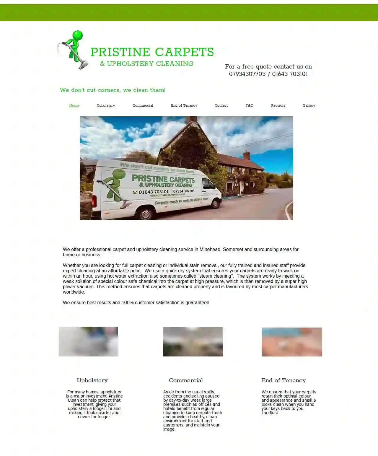 Pristine Carpets & Upholstery cleaning