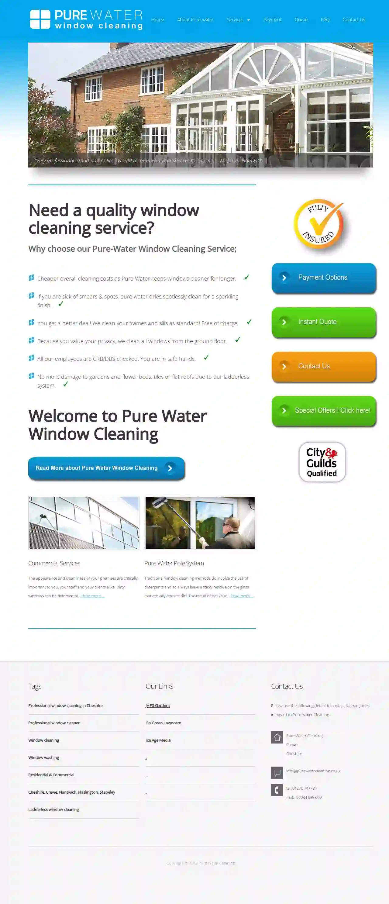 Pure Water Window Cleaning LTD