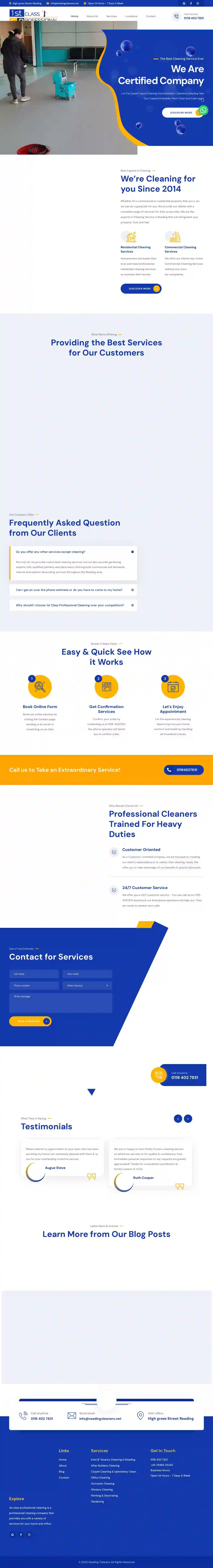 1st Class Professional Cleaning