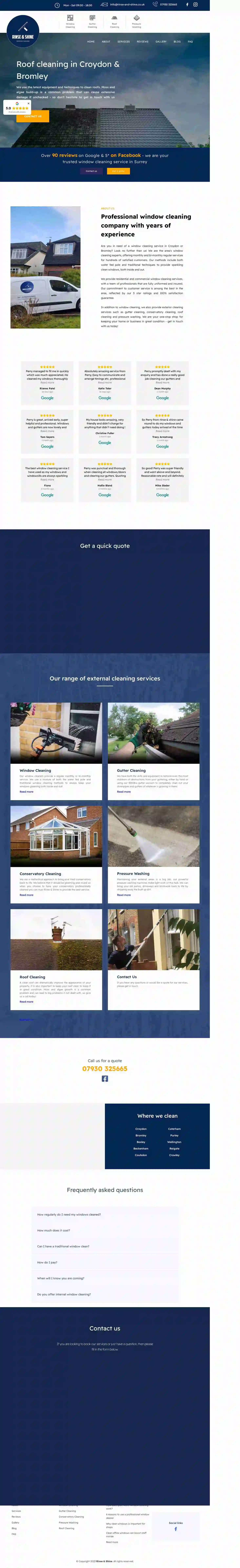 Rinse & Shine Window Cleaning