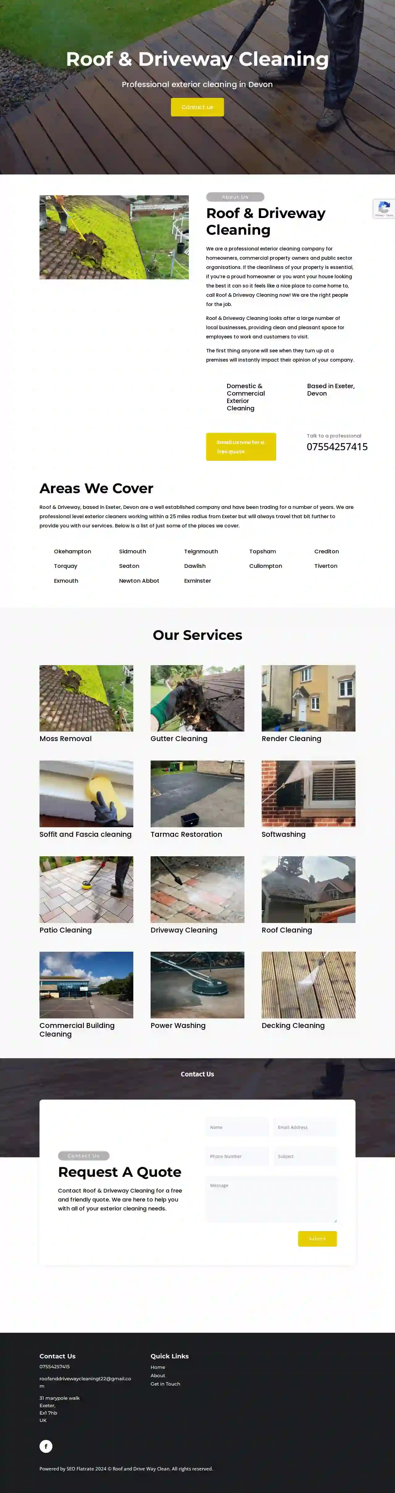 Roof & Driveway Cleaning South West