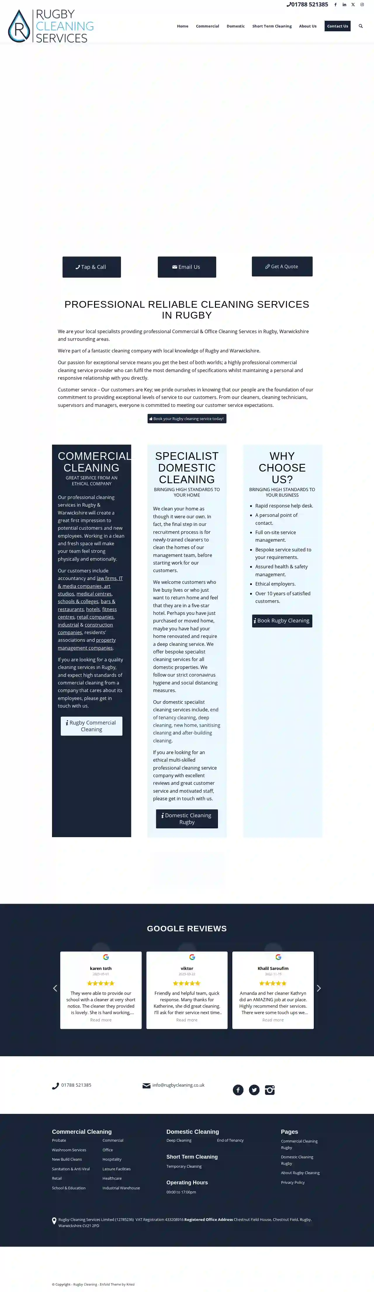 Rugby Cleaning Services Limited