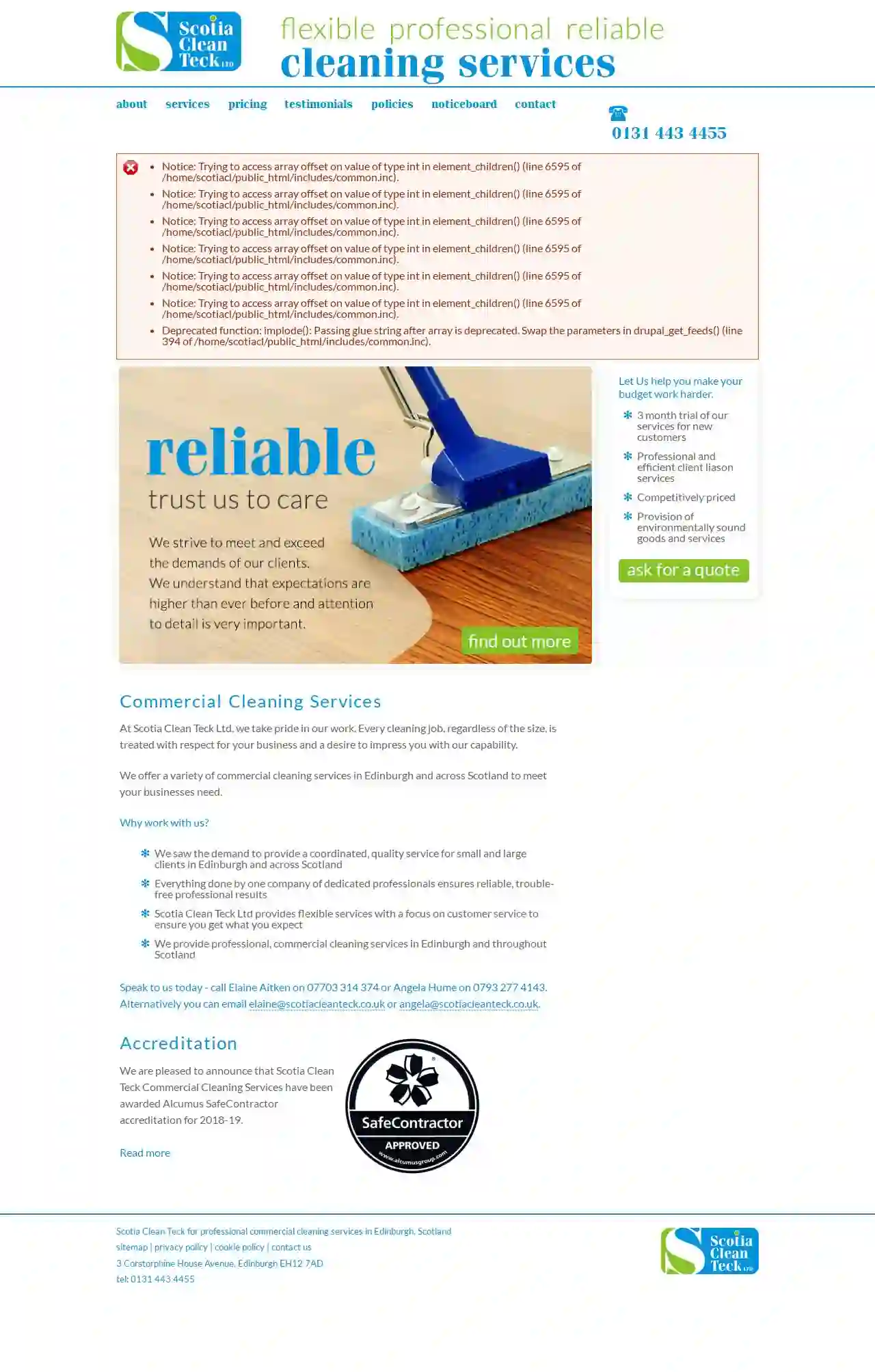 SCOTIA CLEAN TECK LTD
