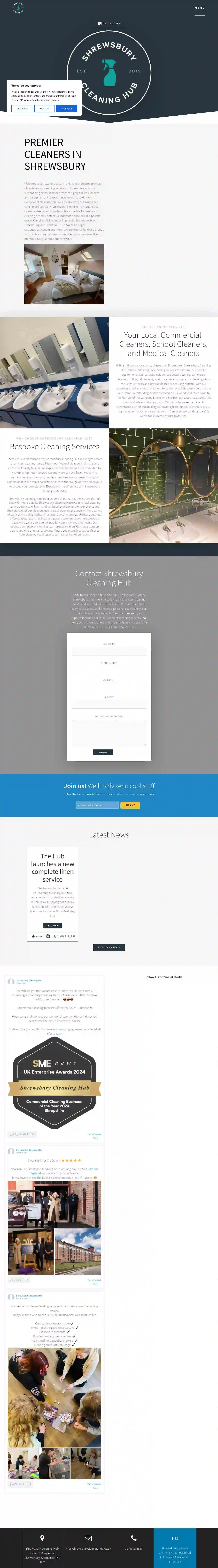 Shrewsbury Cleaning Hub