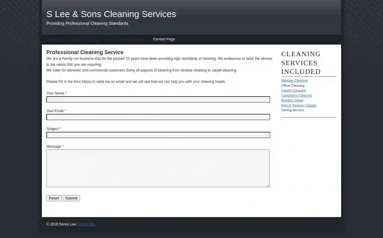 S Lee & Sons Cleaning