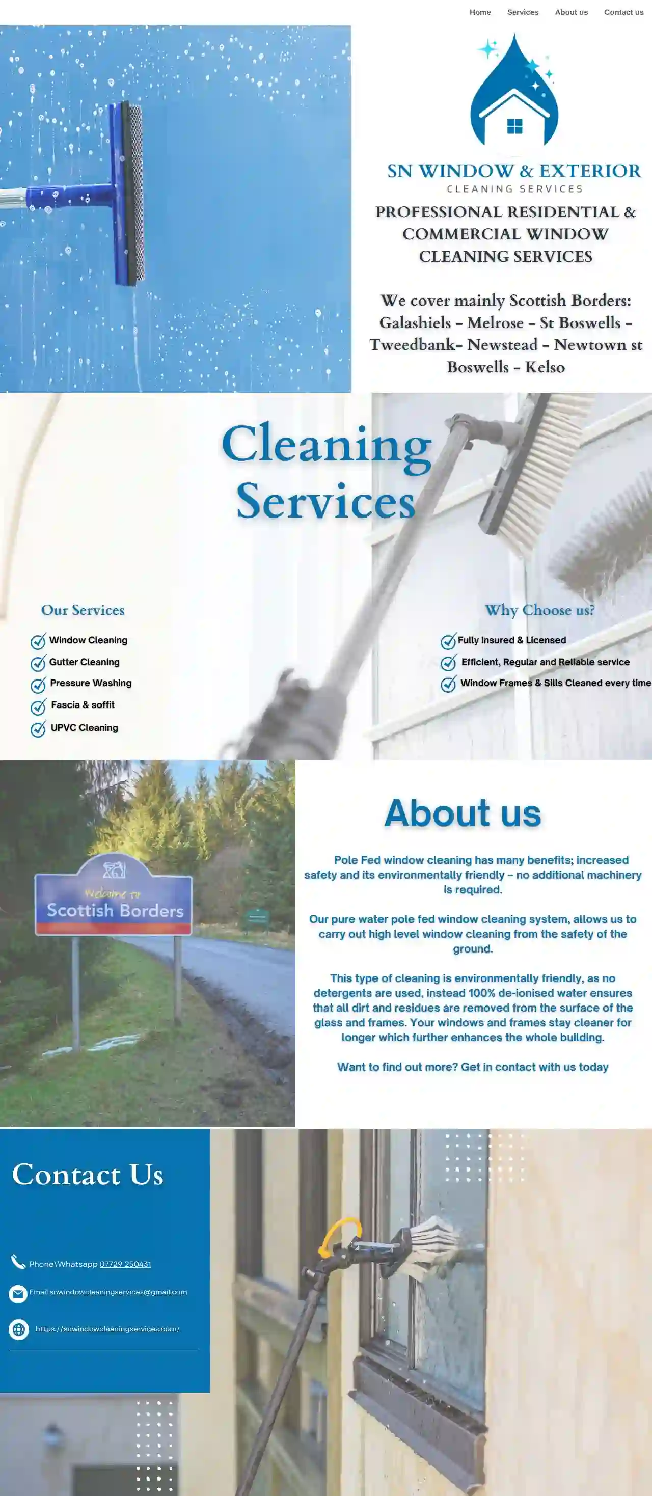 SN Window & Exterior Cleaning Services