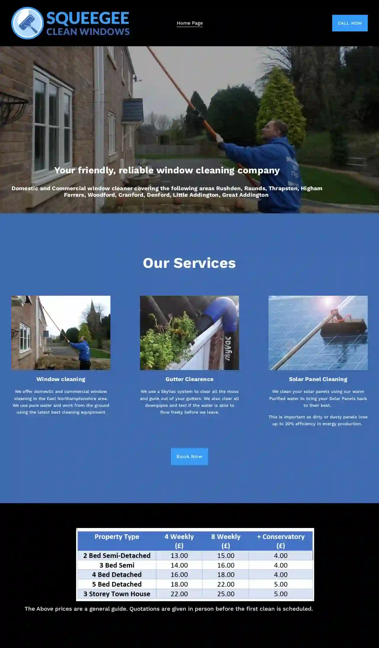 Squeegee Clean Windows