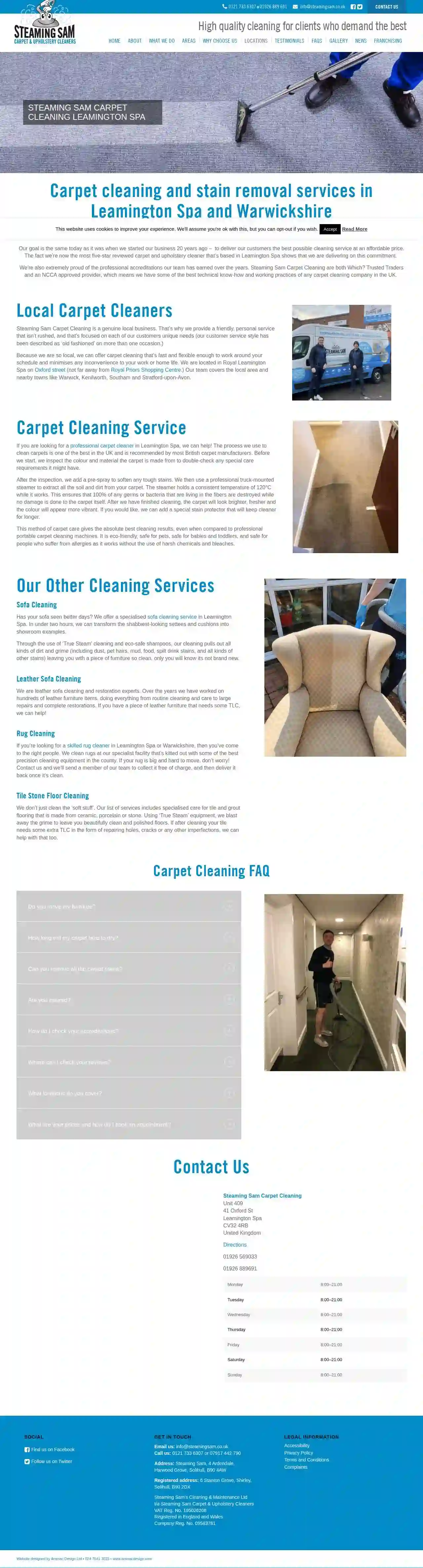 Steaming Sam Carpet Cleaning