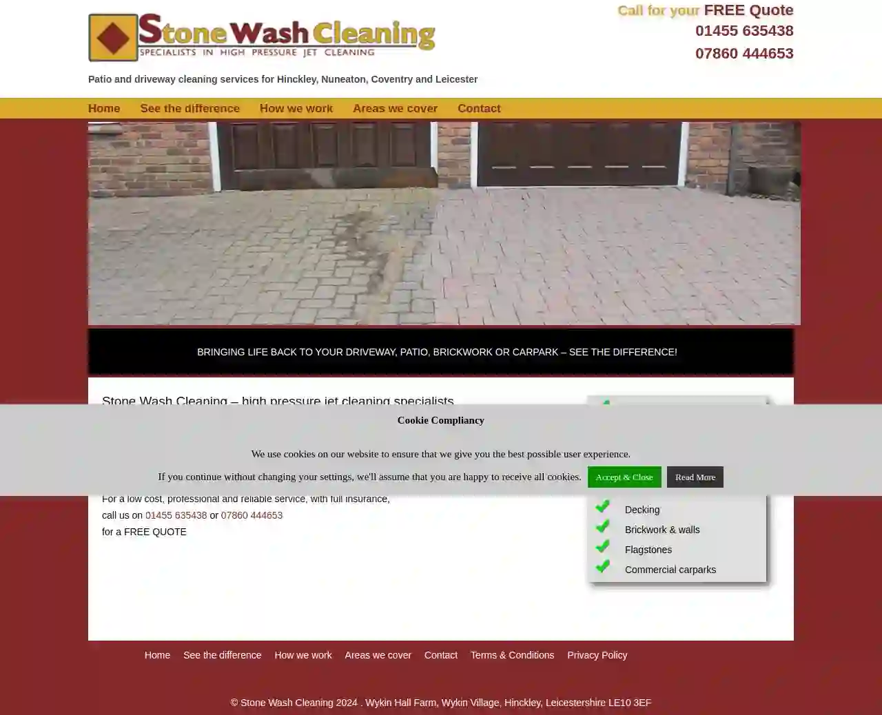 Stone Wash Cleaning