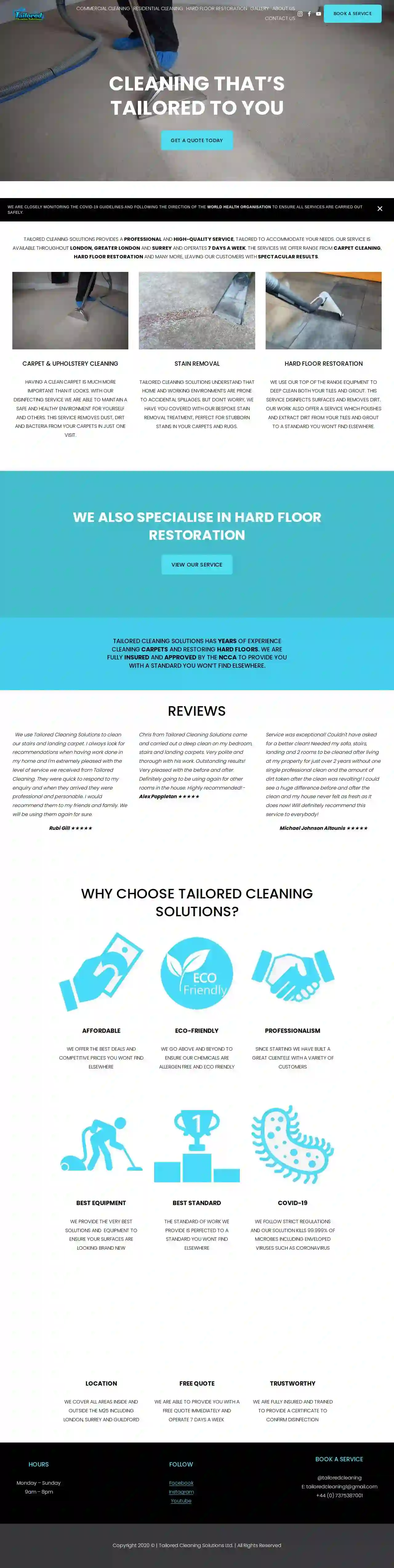 Tailored Cleaning Solutions