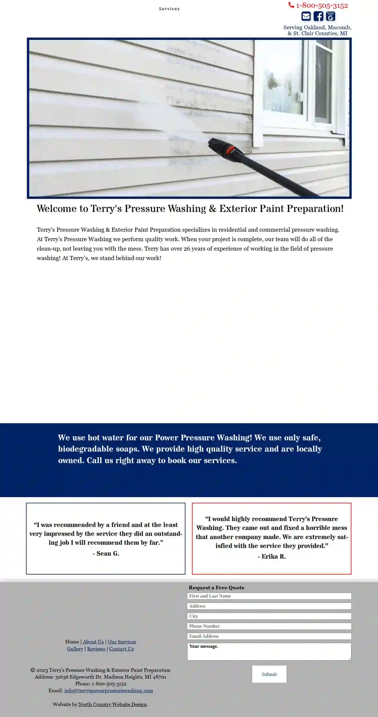Terry's Pressure Washing - House Washing, Deck Cleaning