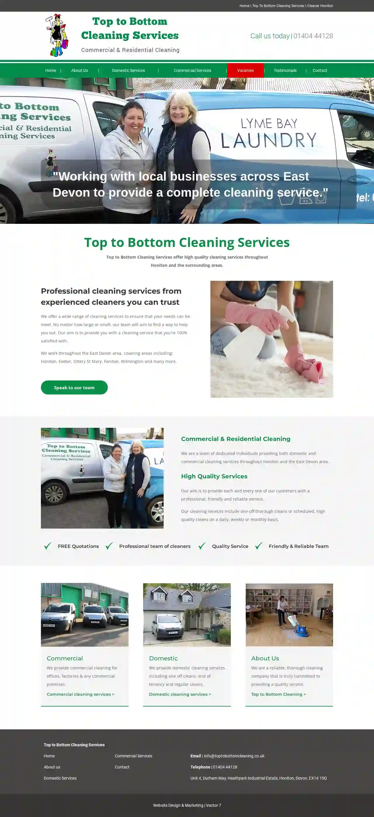 Top to Bottom Cleaning Services