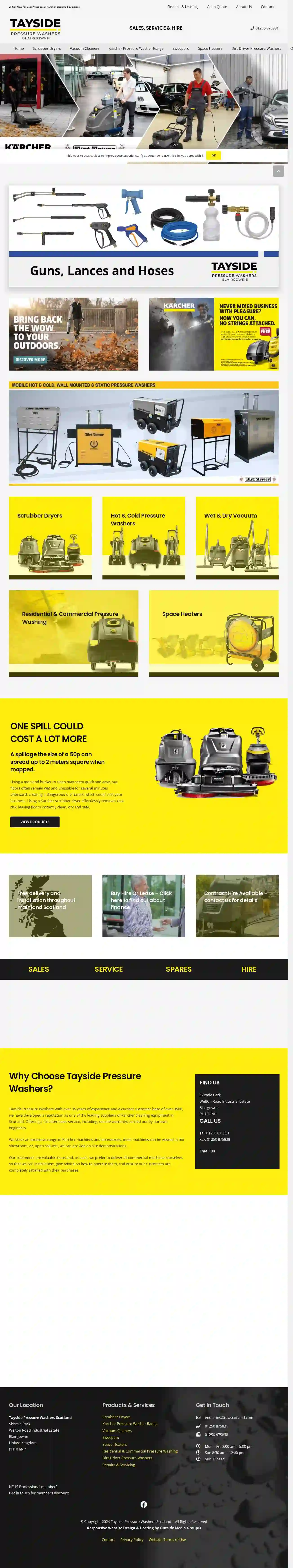 Tayside Pressure Washers Scotland