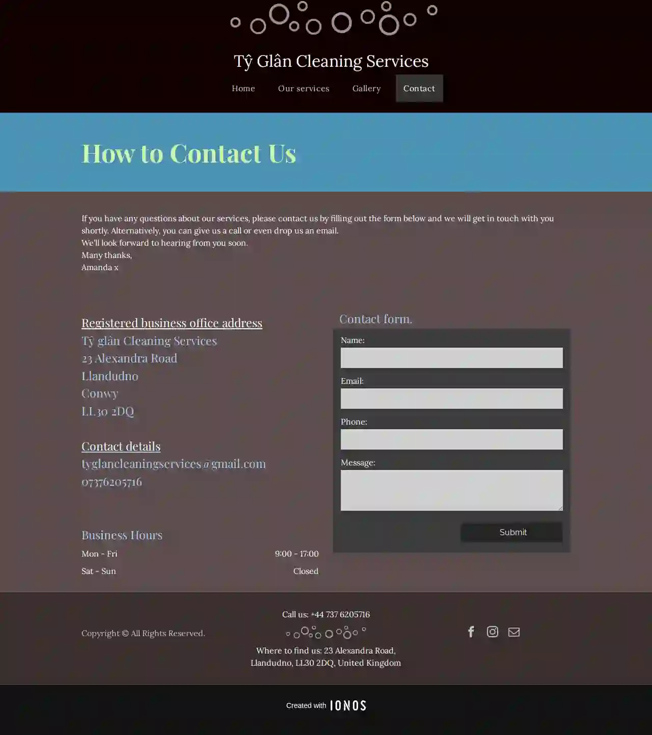 Tŷ glân cleaning services