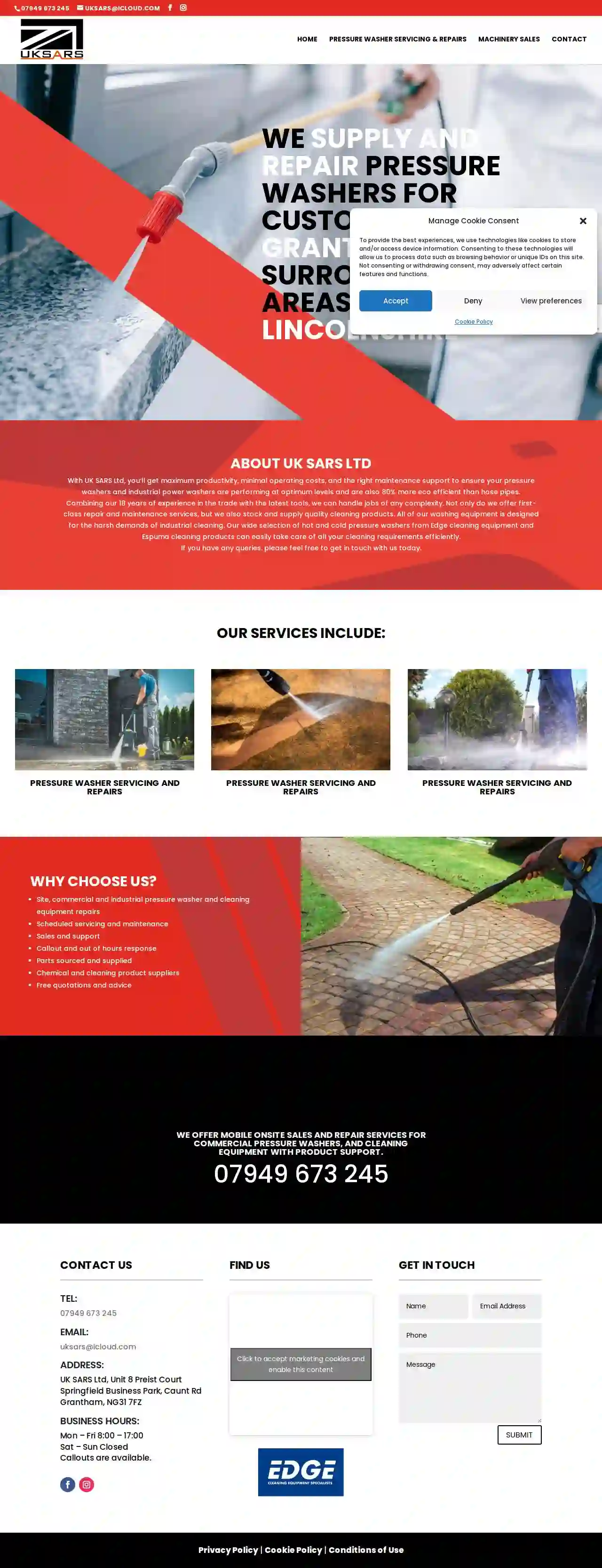 UK SARS Limited -Specialist Cleaning Equipment