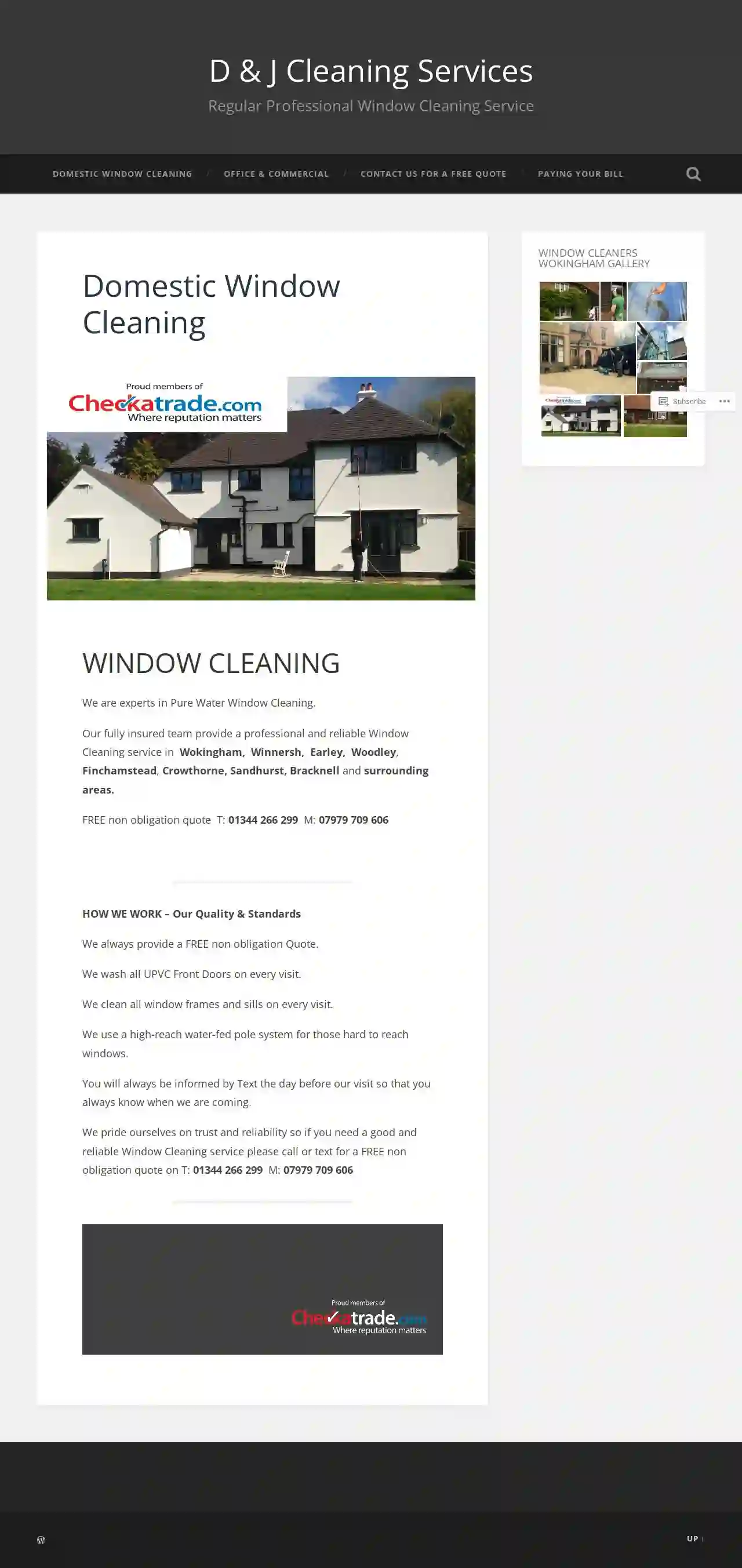 Window Cleaners Wokingham